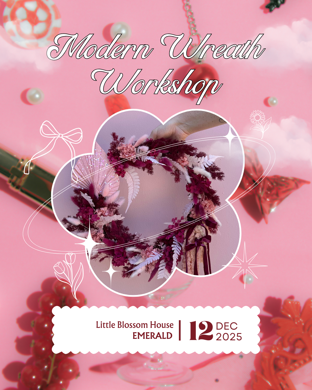 Modern Wreath Workshop (12th Dec)