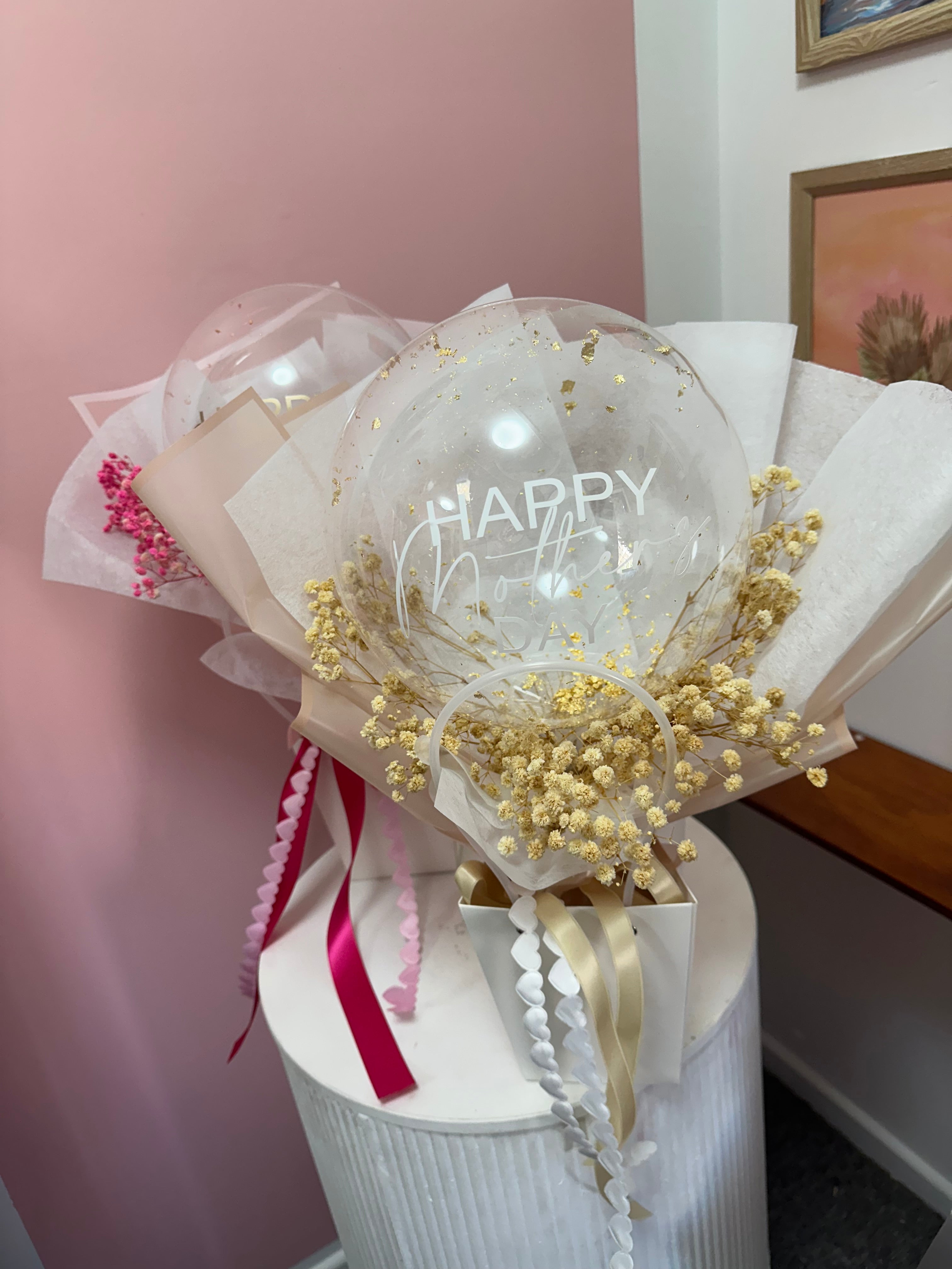 Balloon Bouquet with Personalised Lettering
