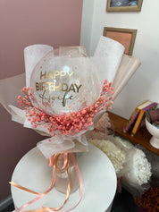 Balloon Bouquet with Personalised Lettering