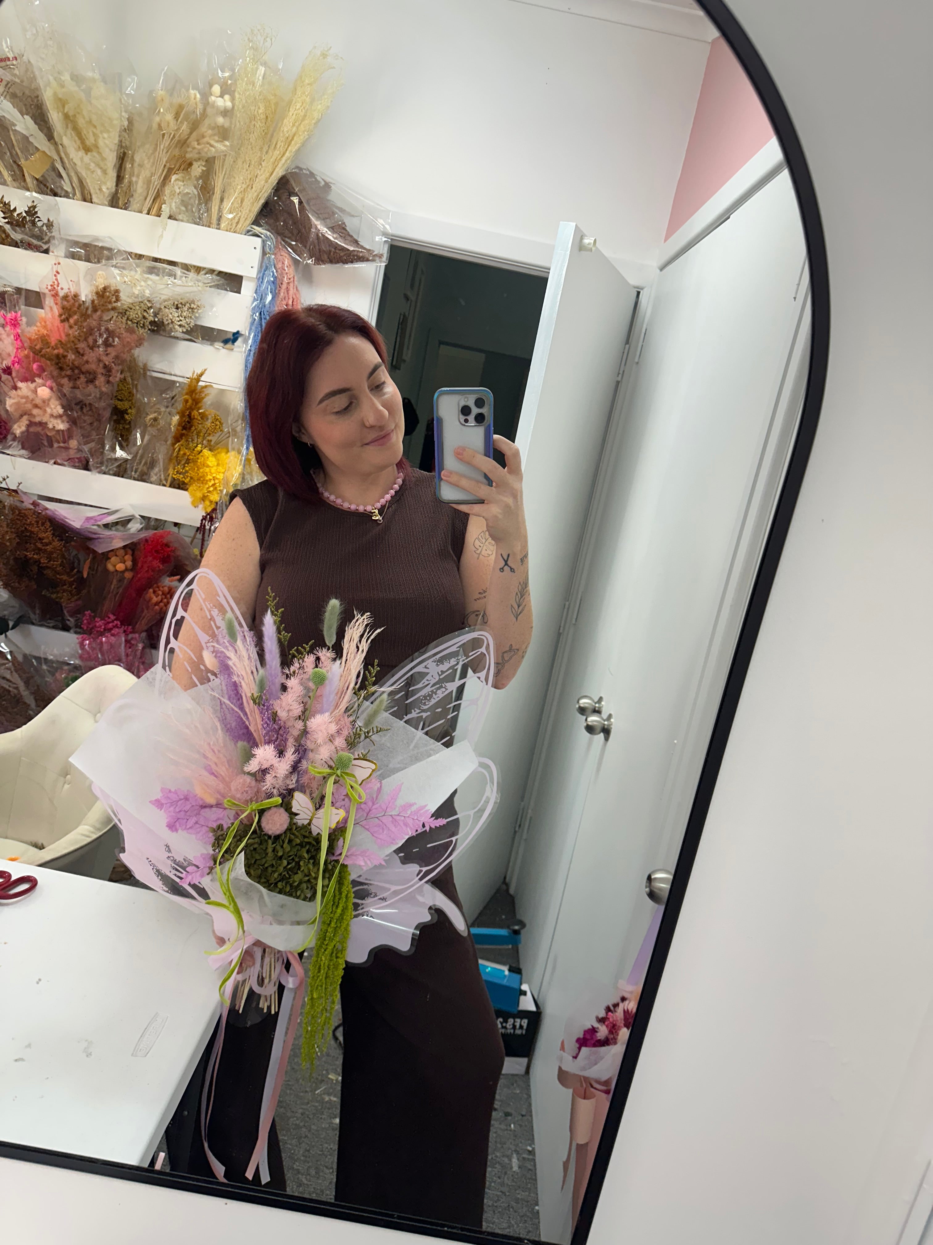 Enchanted Fairy Garden 🧚🌸🦋 - Wrapped Bouquet