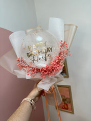 Balloon Bouquet with Personalised Lettering