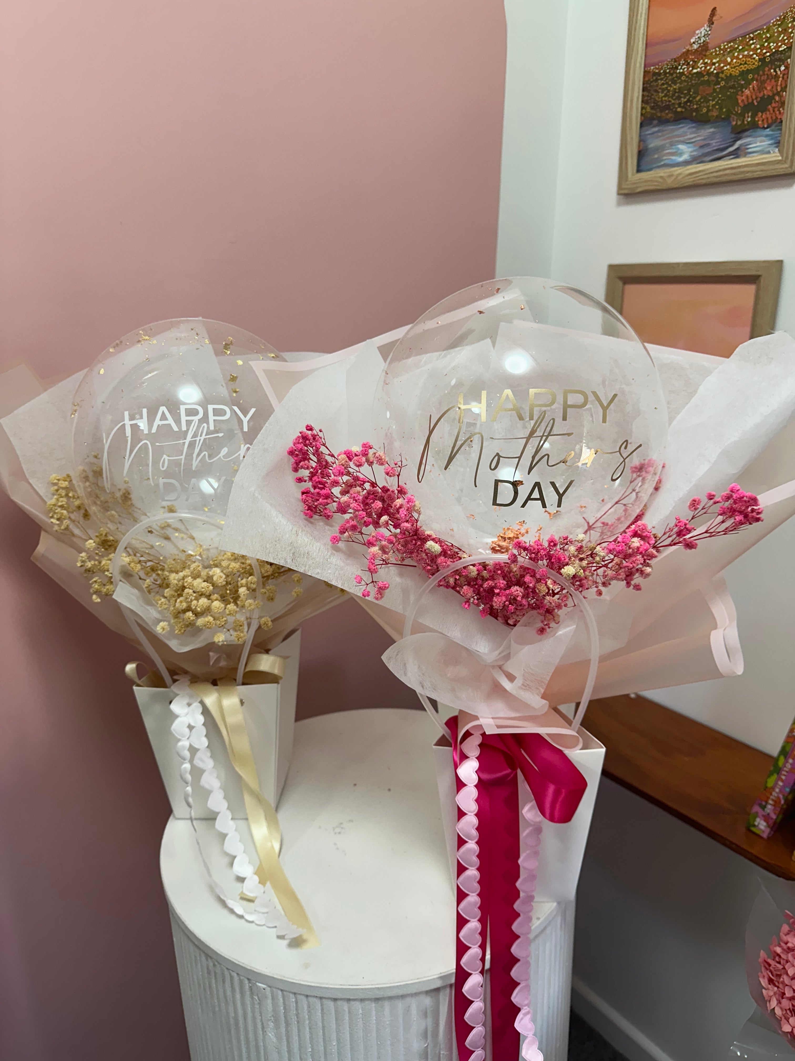 Balloon Bouquet with Personalised Lettering
