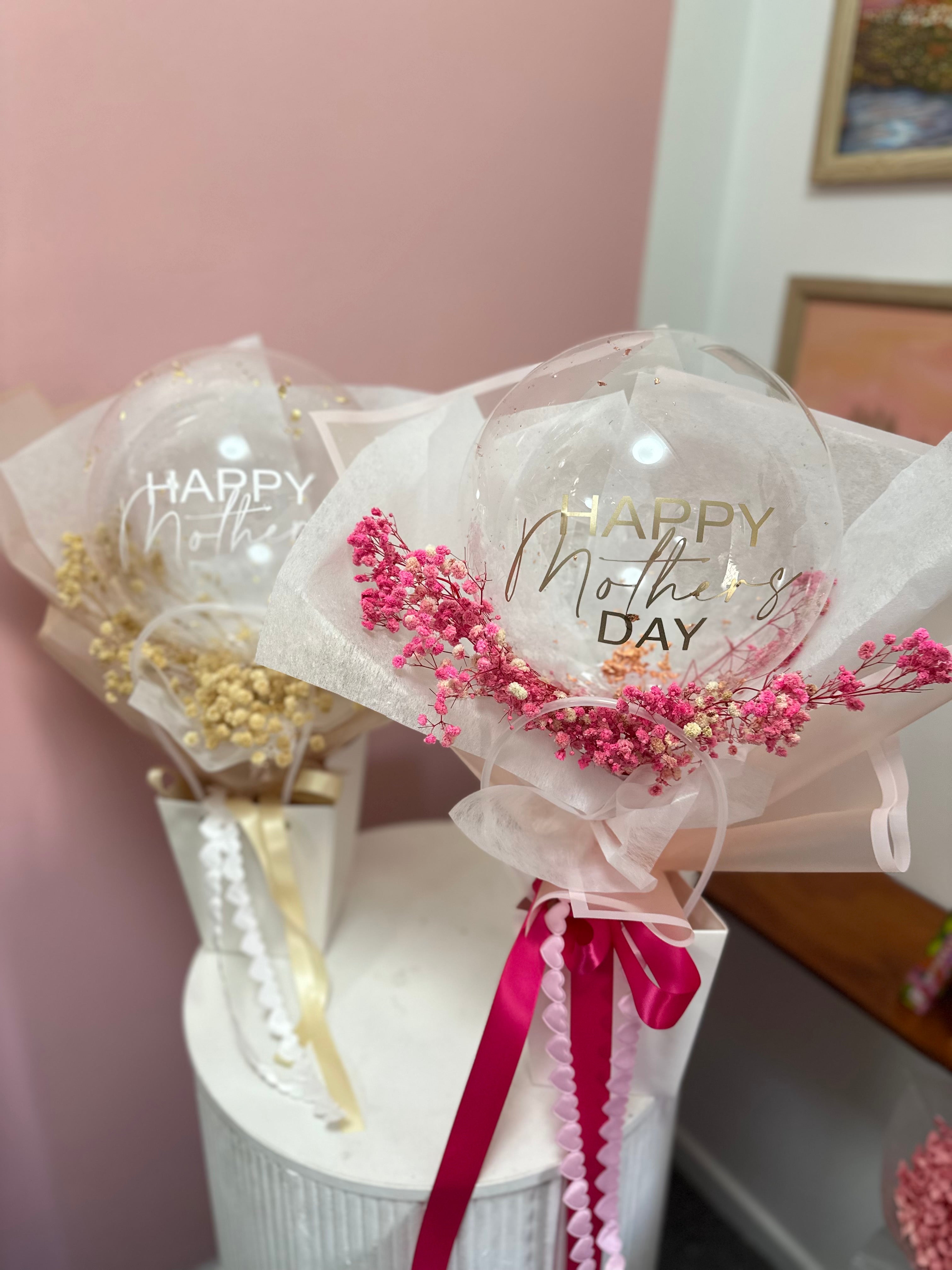 Balloon Bouquet with Personalised Lettering