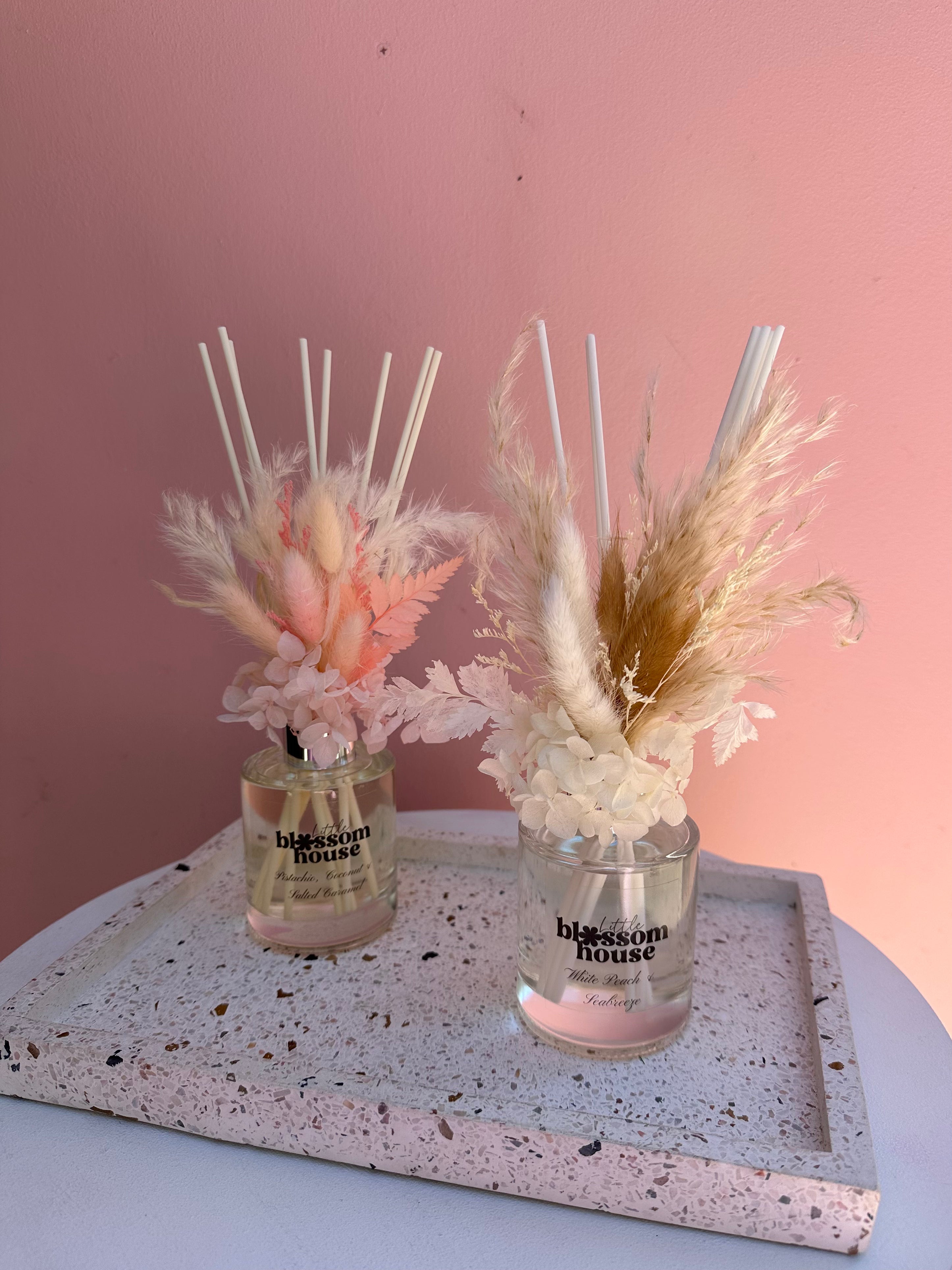Reed Diffuser with Dried Florals