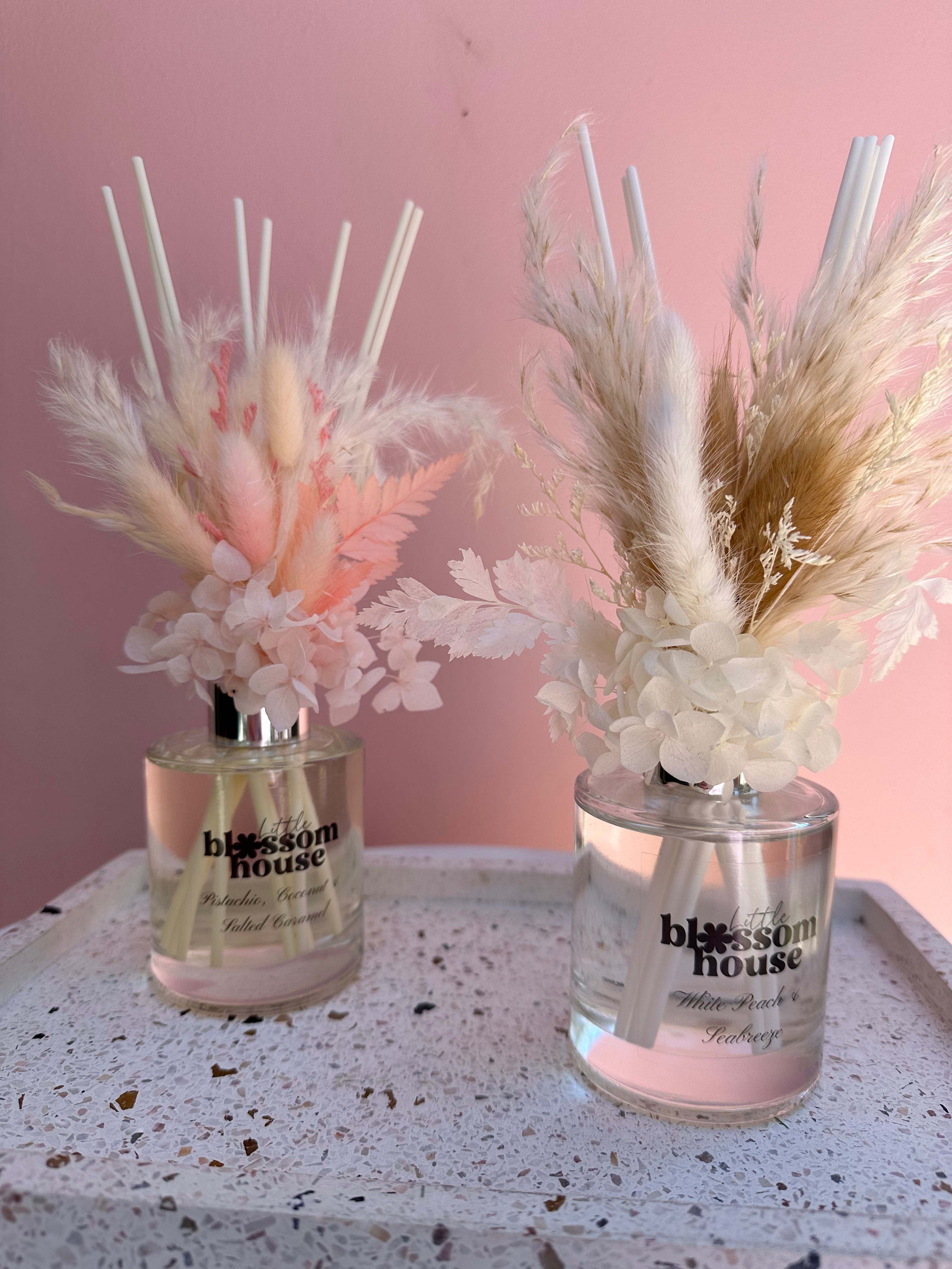Reed Diffuser with Dried Florals