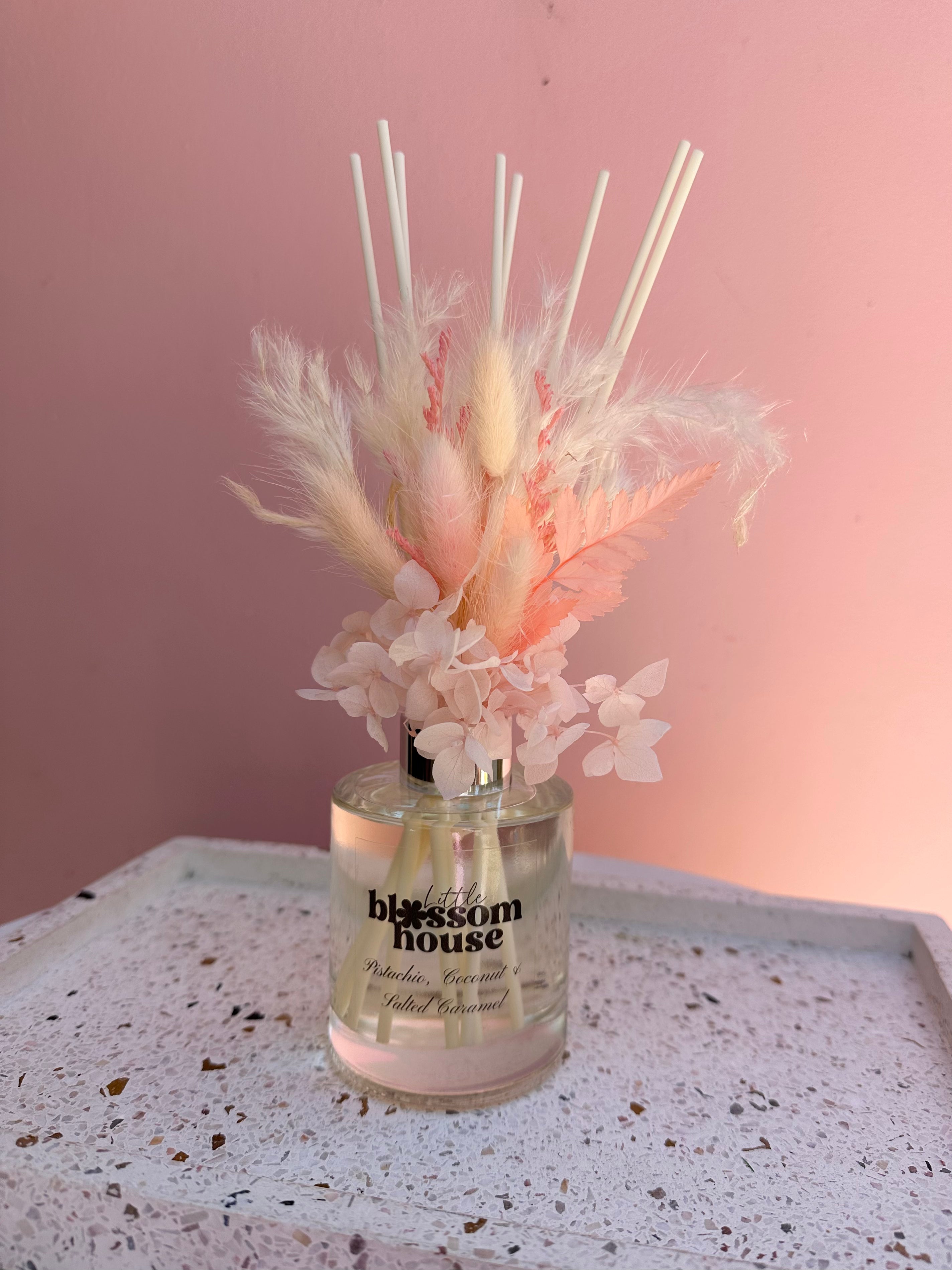 Reed Diffuser with Dried Florals