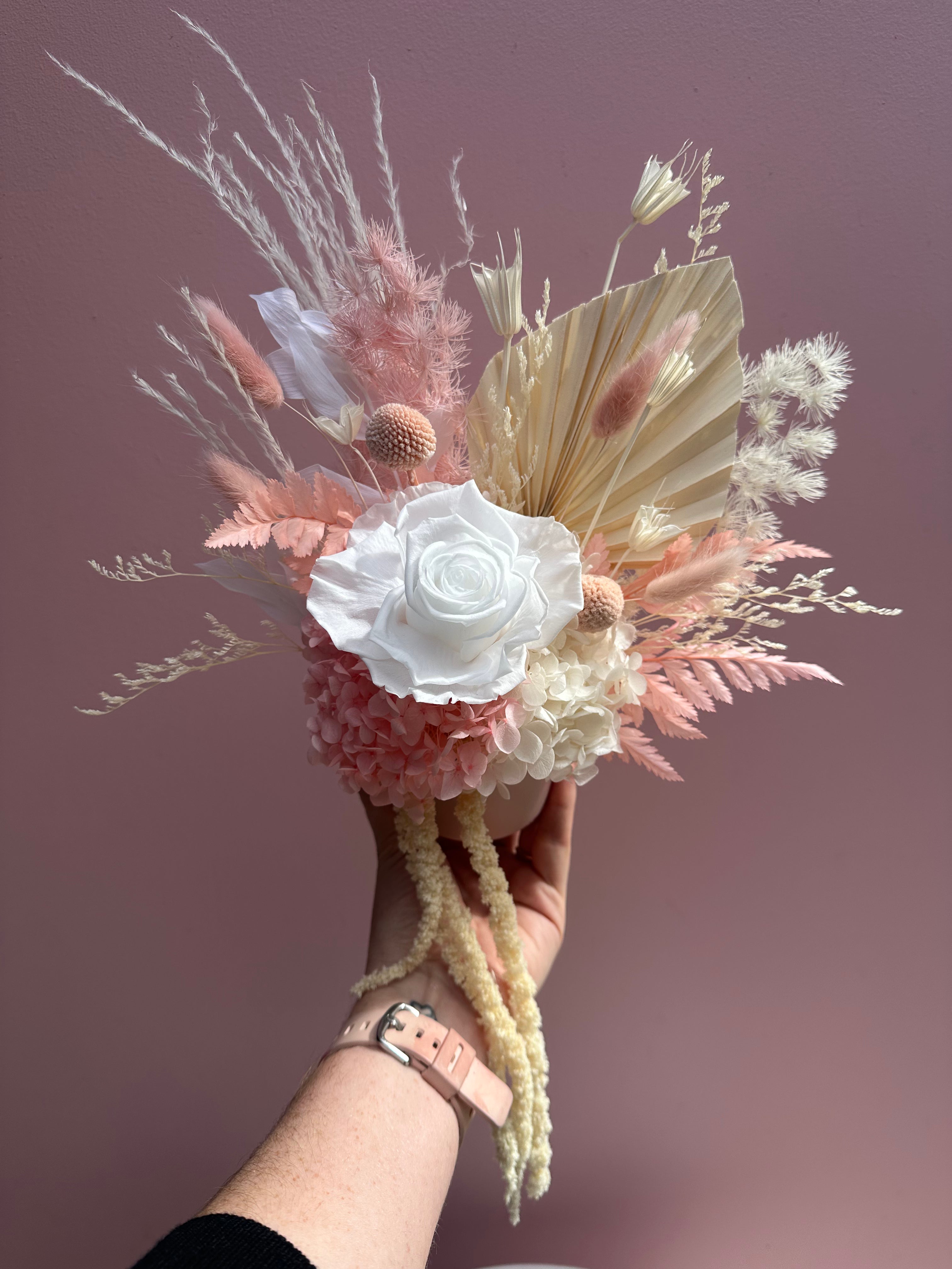 Baby Pink - Petite Vase Arrangement