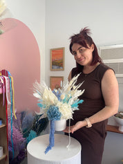 Pastel Blue 🐬🤍 - Vase Arrangement