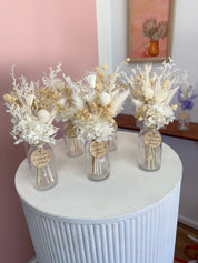 Dried Posy Jar - (Assorted Colours)