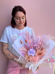 Pixie 🧚🎀 - Dried + Preserved Wrapped Gift Bouquet
