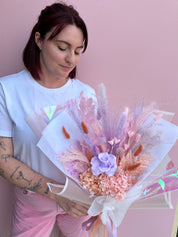 Pixie 🧚🎀 - Dried + Preserved Wrapped Gift Bouquet