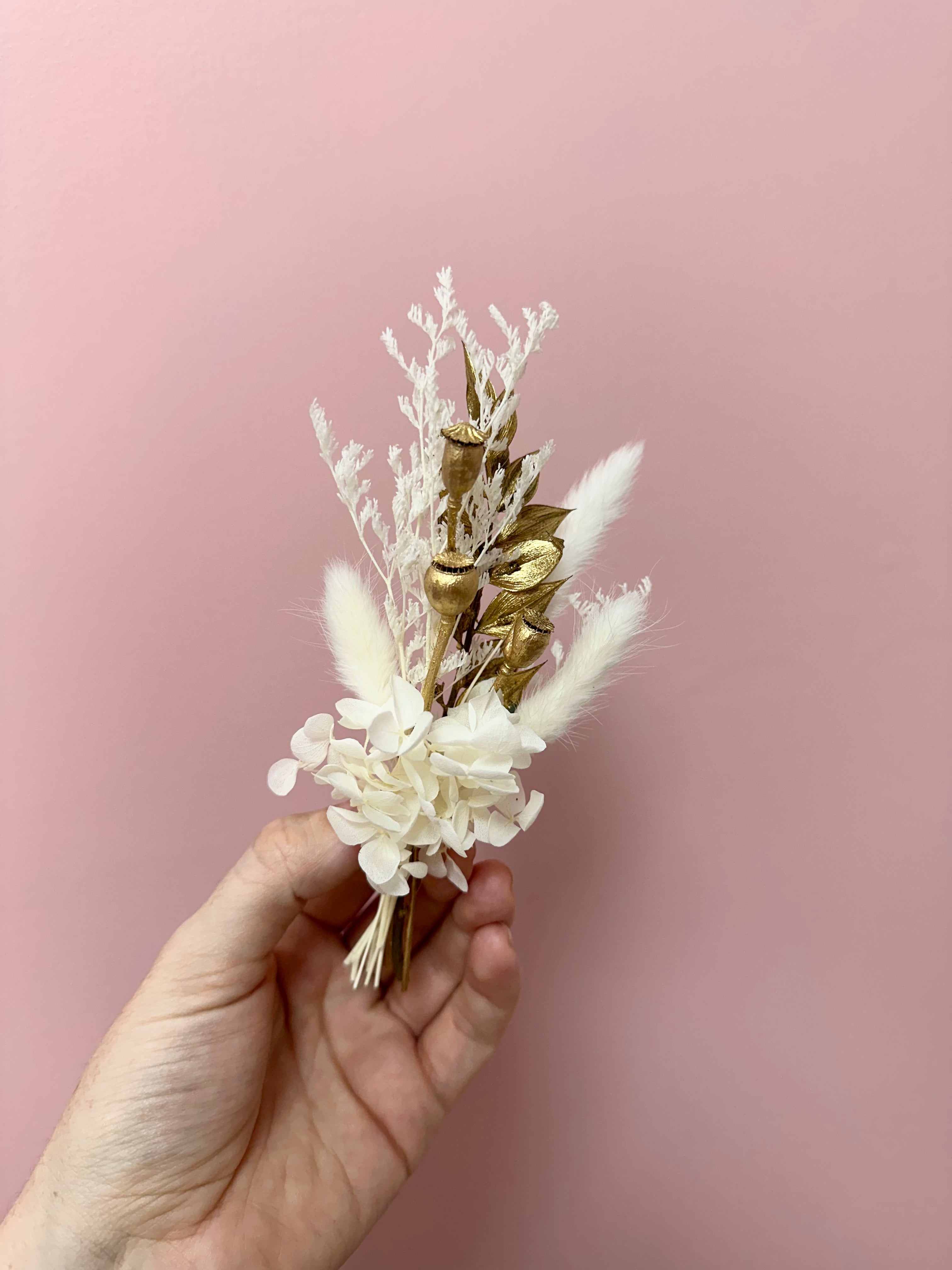 Dried Palm Glitter Cake Topper -  HOLIDAY COLLECTION