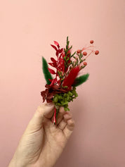 Dried Palm Glitter Cake Topper -  HOLIDAY COLLECTION