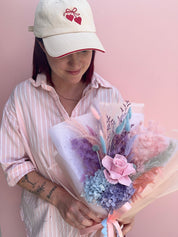 Pastel - Dried & Preserved Wrapped Gift Bouquet