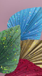 Dried Palm Glitter Cake Topper -  HOLIDAY COLLECTION