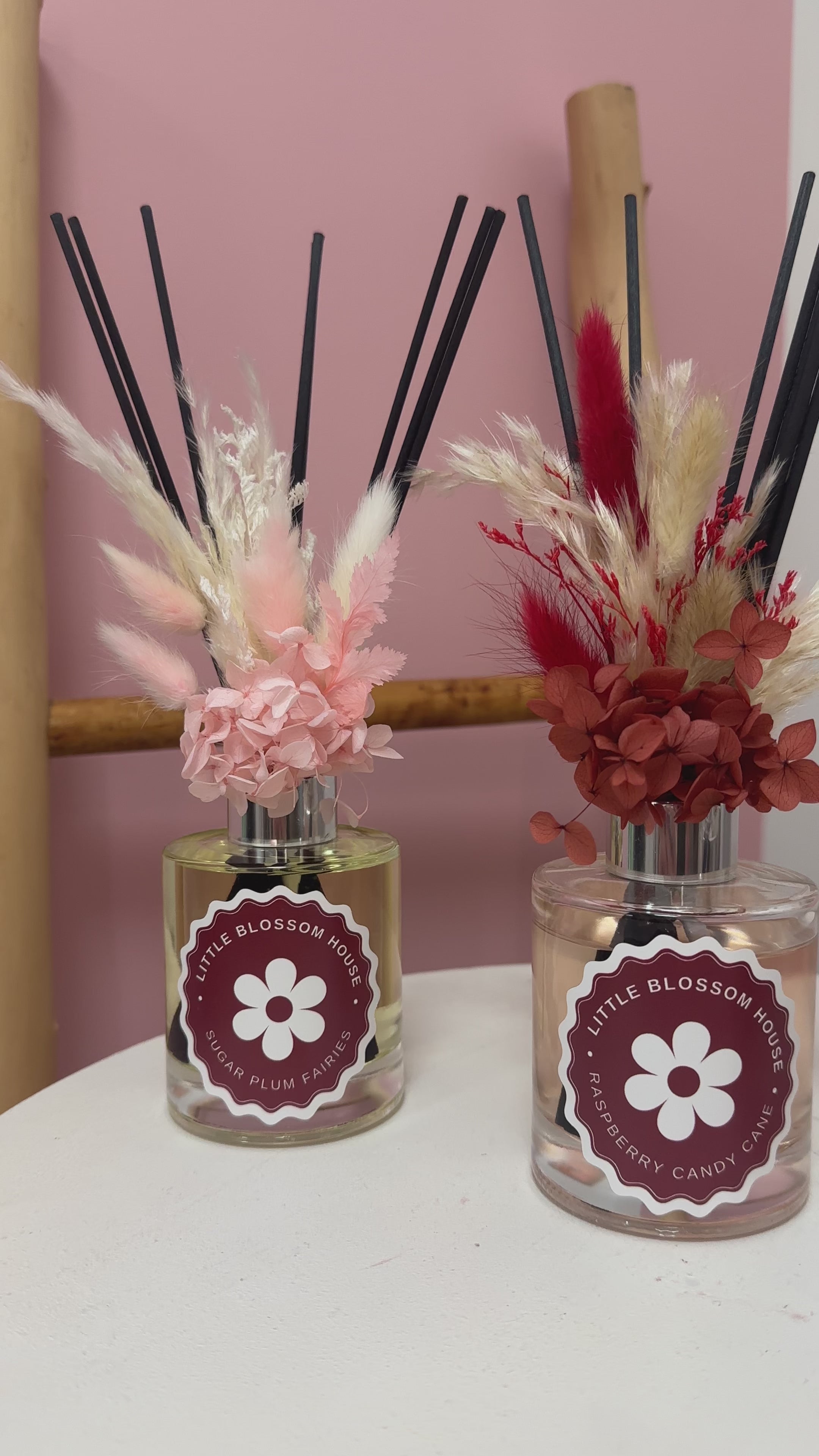 Dried Floral Reed Diffuser - HOLIDAY COLLECTION