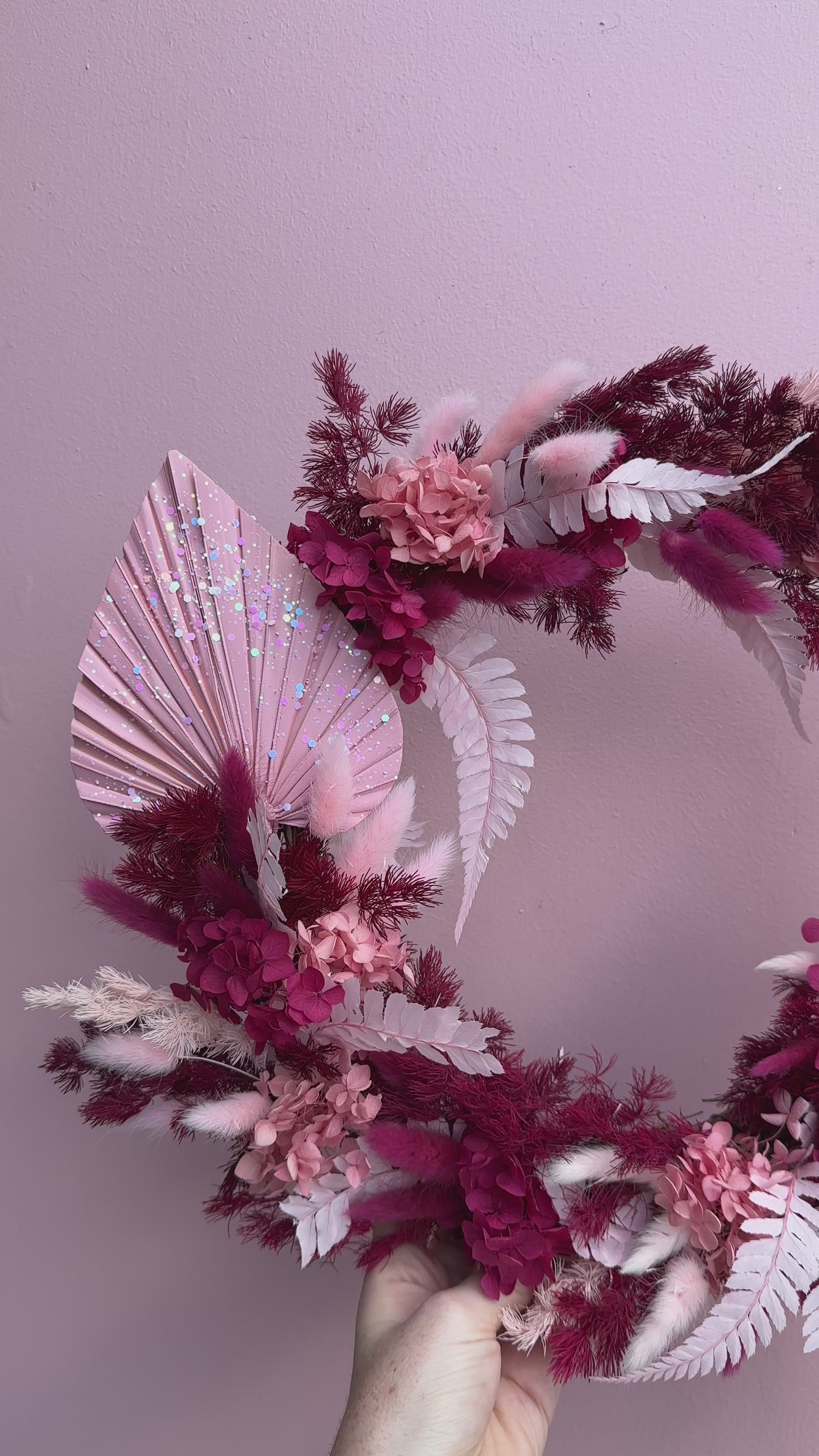 Sugar Plum 💌🎀- Large Everlasting Wreath