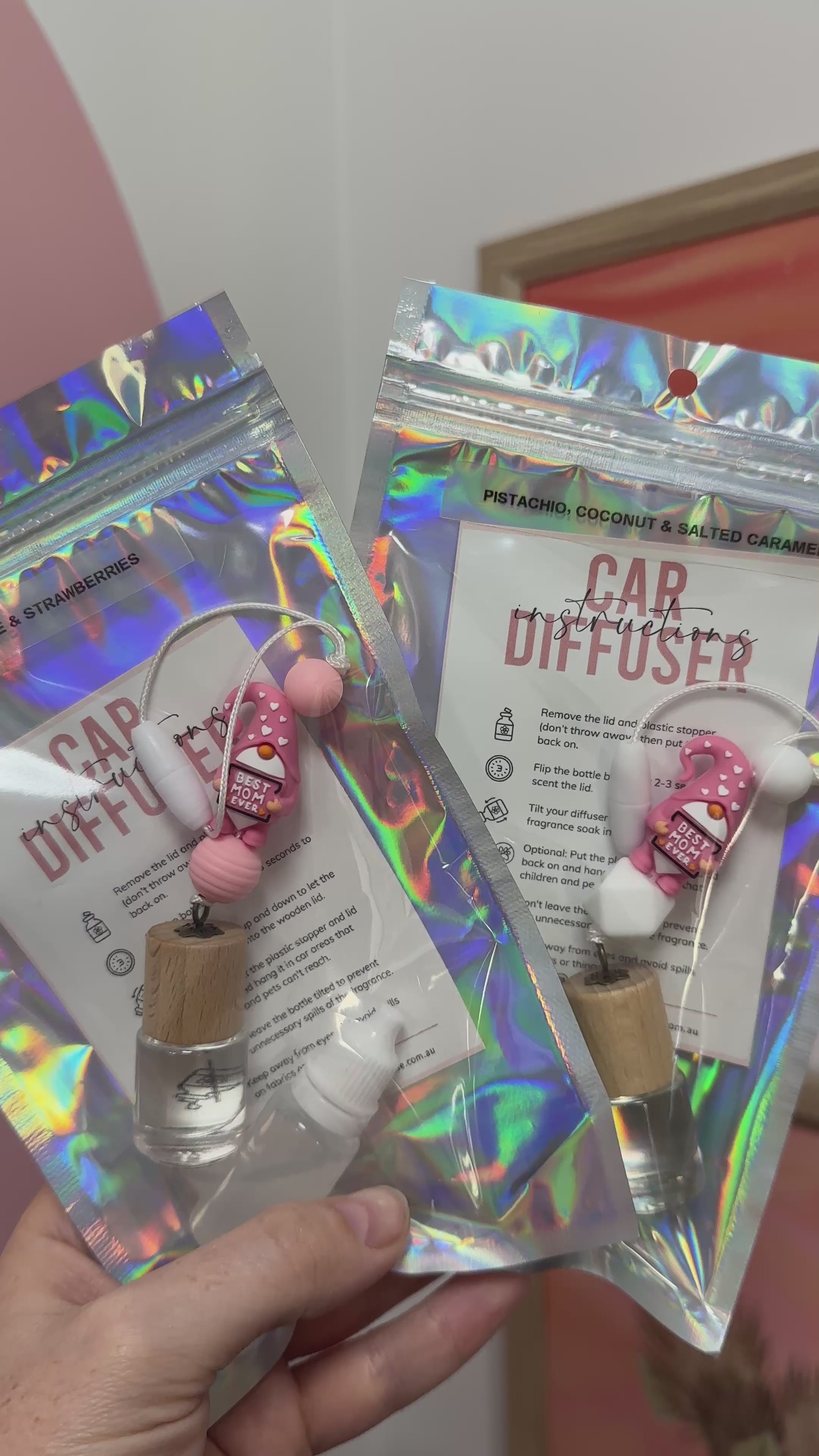 Mothers Day Car Diffuser - “Best Mum Ever”